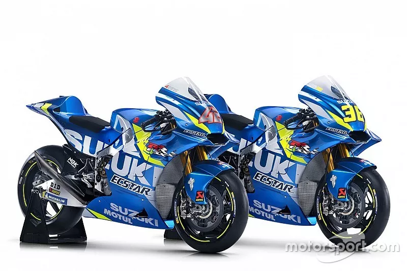 スズキ、2019年MotoGPバイクのカラーリングをネット上で発表