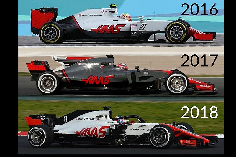 GALERÍA: Todos los autos de F1 de Haas desde 2016