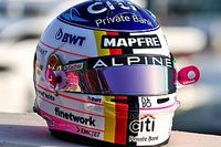 GALERÍA: el casco tributo de Alonso a Sebastian Vettel en su despedida