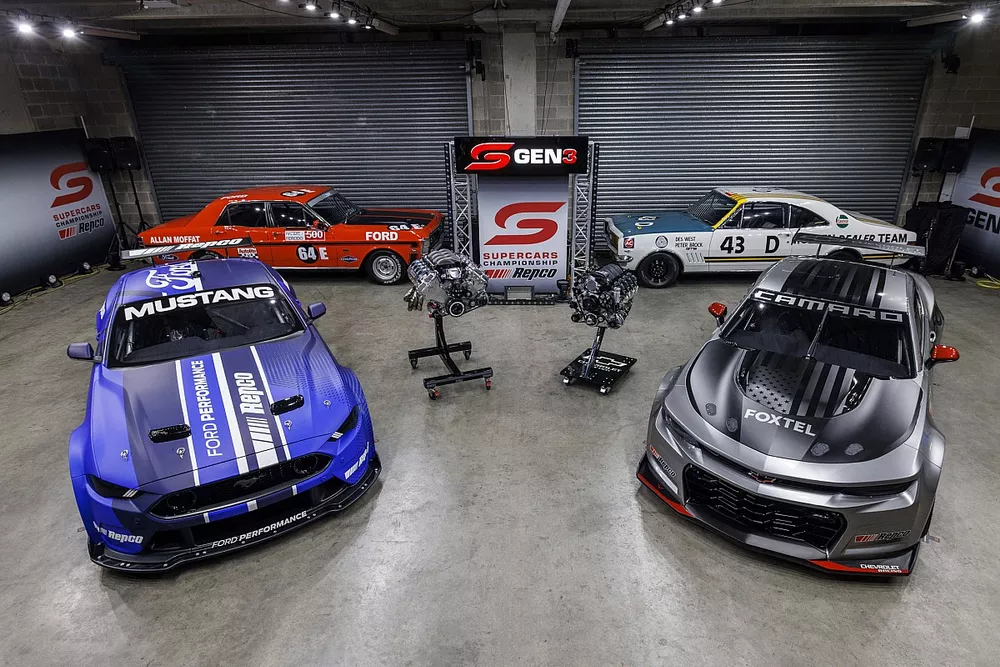 Ford Mustang GT Gen3, Chevrolet Camaro ZL1 Gen3