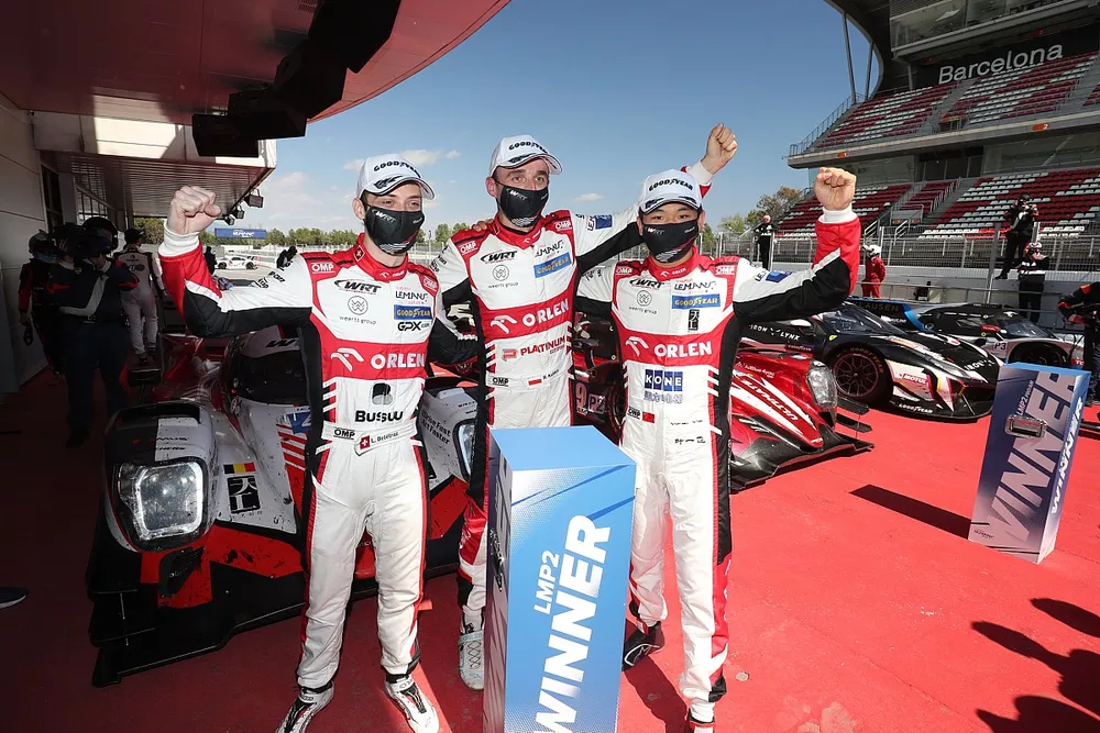 Le vainqueur #41 Team WRT Oreca 07 - Gibson: Louis Del&eacute;traz, Robert Kubica, Yifei Ye