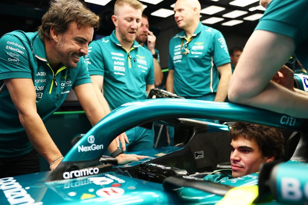 Lance Stroll, Aston Martin Racing, Fernando Alonso, Aston Martin Racing