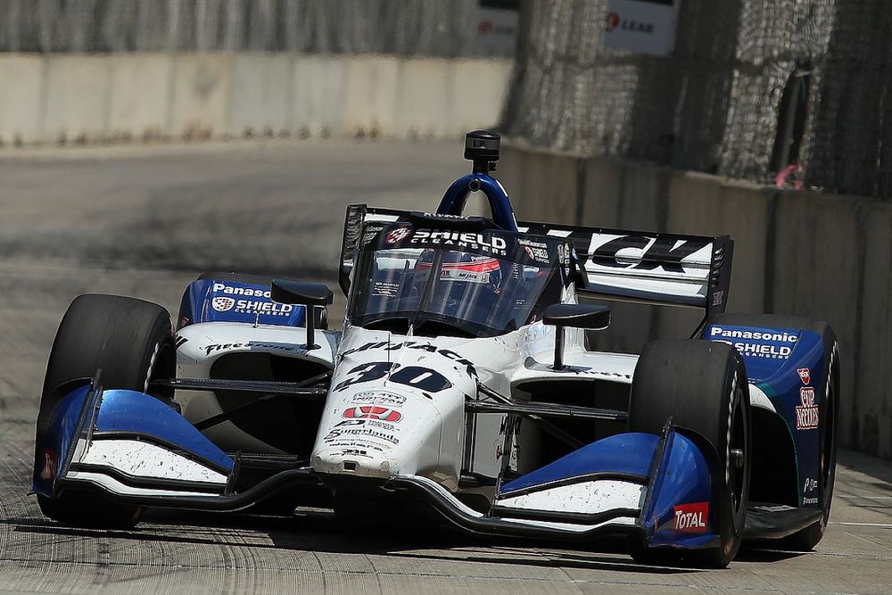 佐藤琢磨、デトロイトのレース2は前日の好結果を活かせず12位