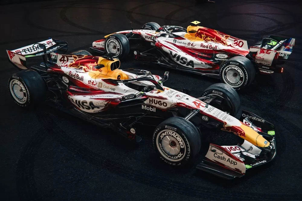 Livr&eacute;e Racing Bulls pour le GP du Japon