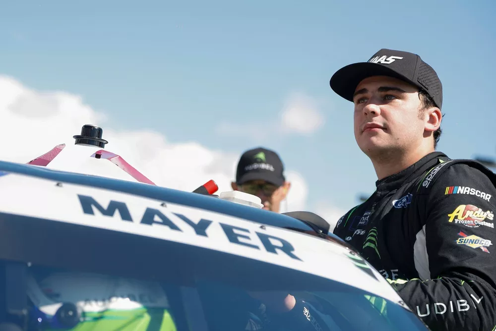 Sam Mayer Sam Mayer suspended for post-race wreck, will miss NASCAR finale