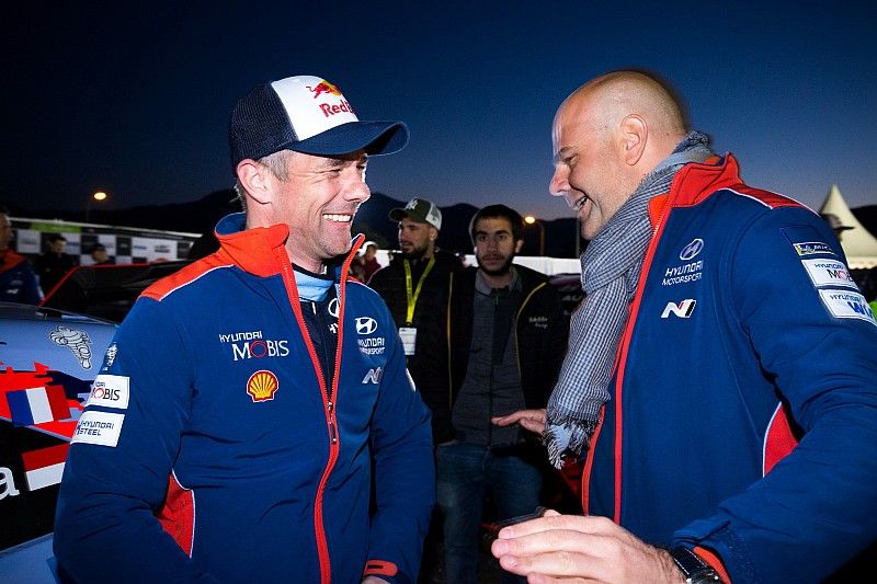 S&eacute;bastien Loeb, Hyundai Motorsport, Andrea Adamo, Team principal Hyundai Motorsport