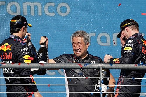 Honda califica de "brillante" a Verstappen y valora el podio de Pérez