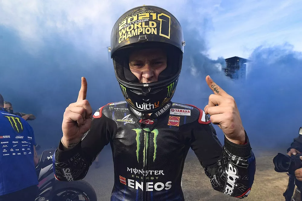 Wereldkampioen MotoGP Fabio Quartararo, Yamaha Factory Racing  