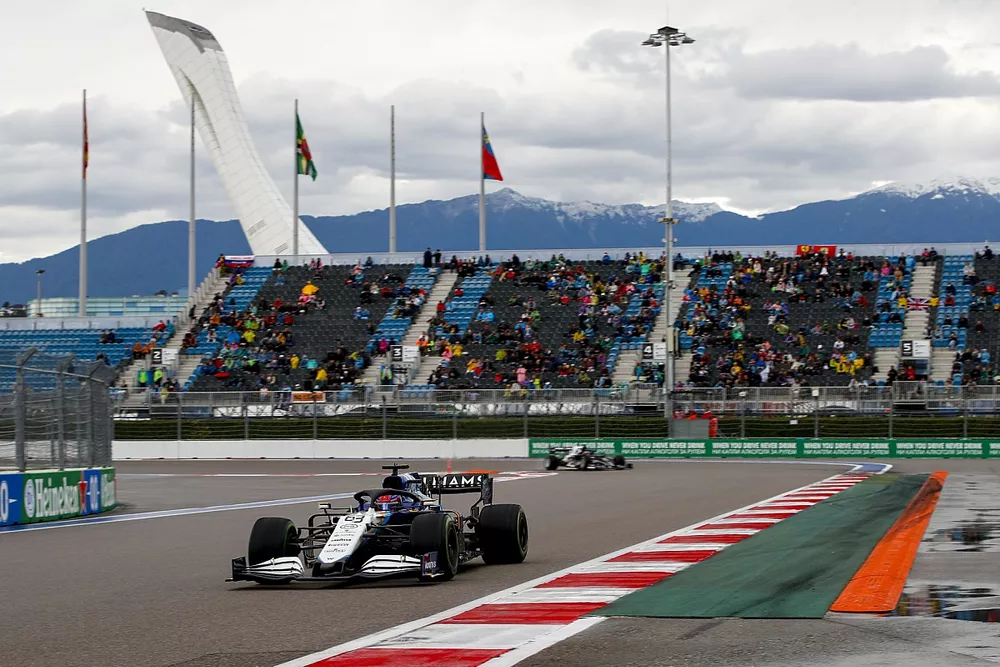 George Russell, Williams FW43B, Yuki Tsunoda, AlphaTauri AT02