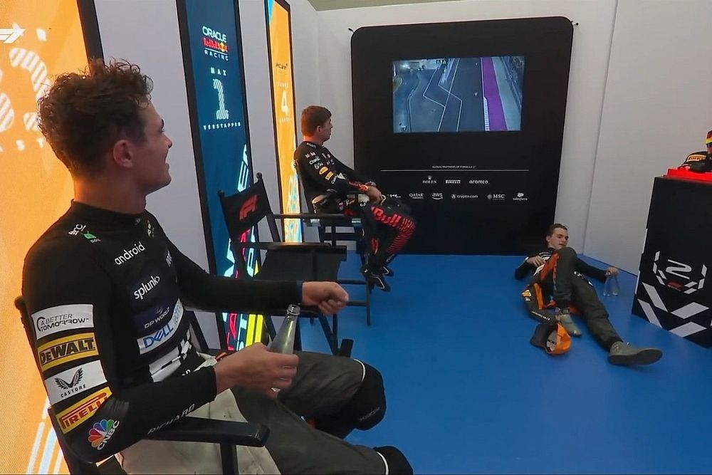 Lando Norris, Max Verstappen, Oscar Piastri