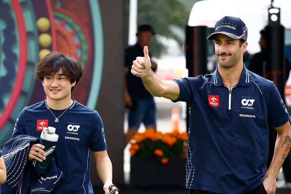 Yuki Tsunoda, Scuderia AlphaTauri Daniel Ricciardo, Scuderia AlphaTauri