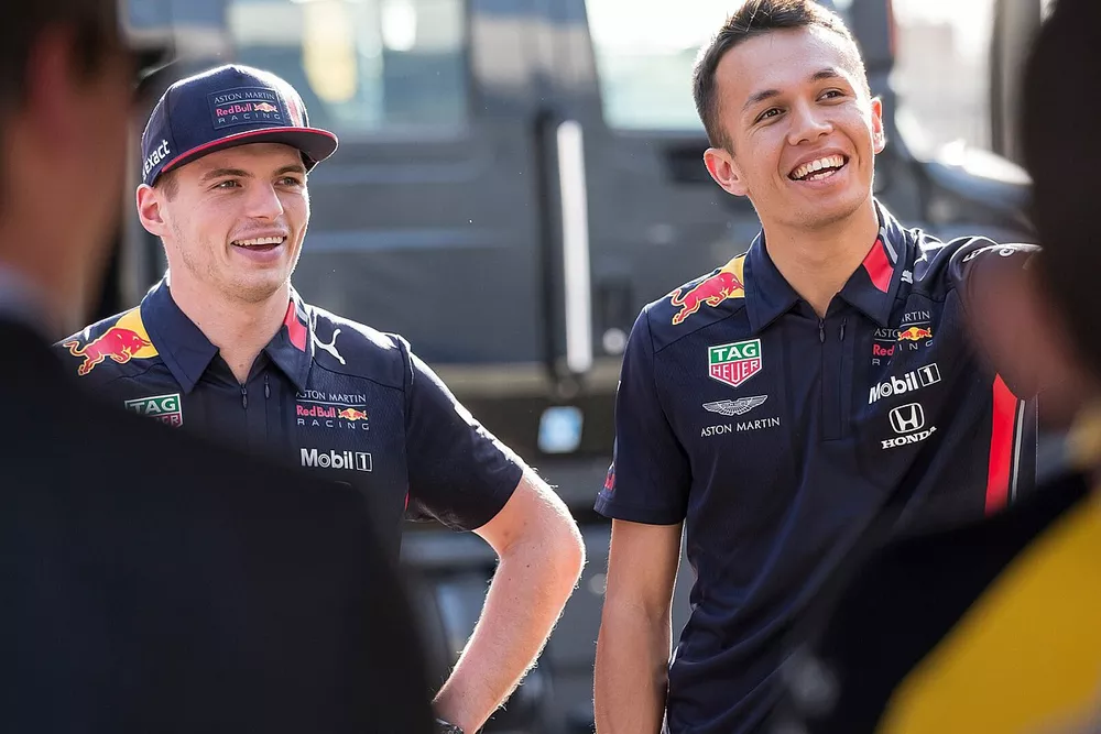 Max Verstappen et Alexander Albon, Red Bull Racing