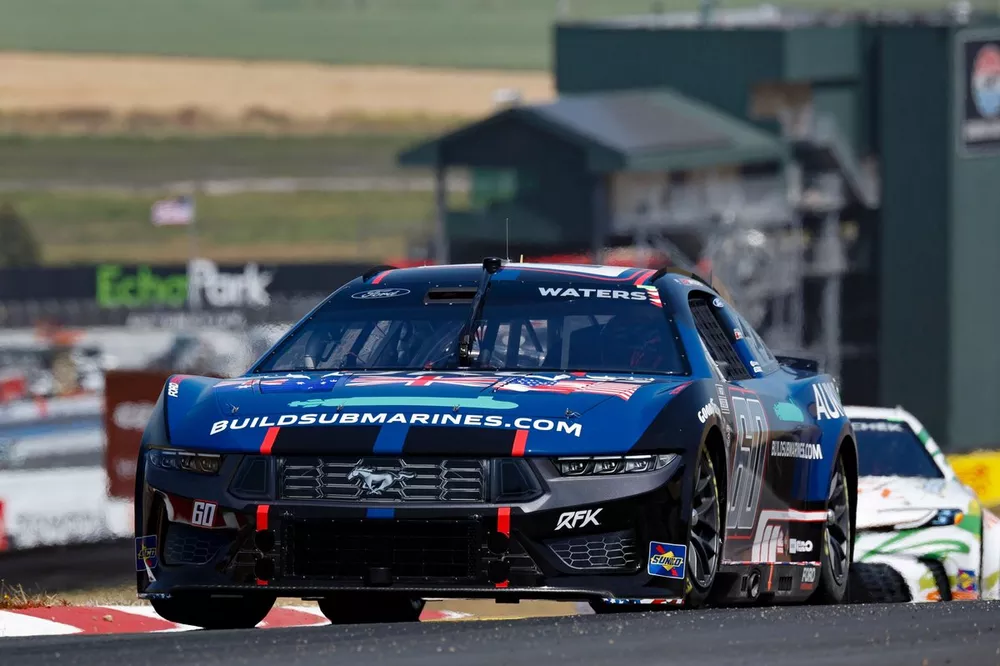 Cam Waters, RFK Racing, AUKUS / BuildSubmarines.com Ford Mustang