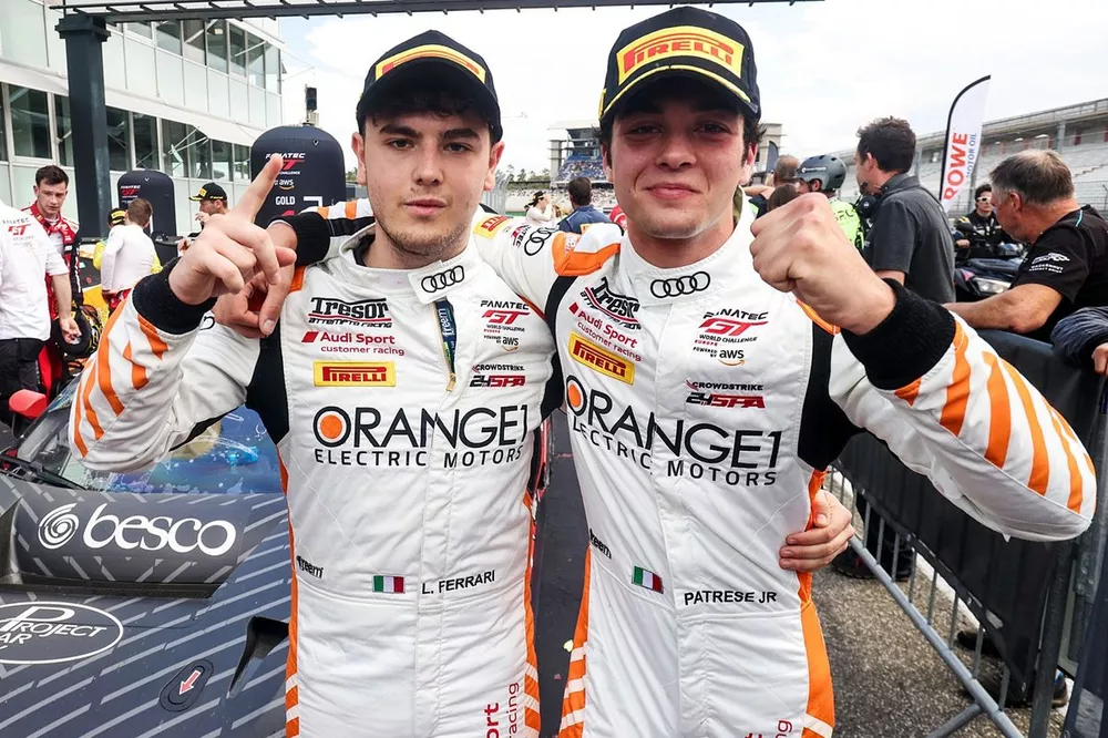 #88 Tresor Attempto Racing, Audi R8 LMS GT3 Evo II: Lorenzo Ferrari, Lorenzo Patrese