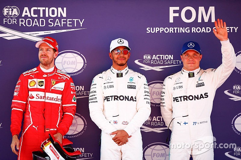 Hamilton verslaat Vettel in strijd om Spaanse pole, Verstappen vijfde