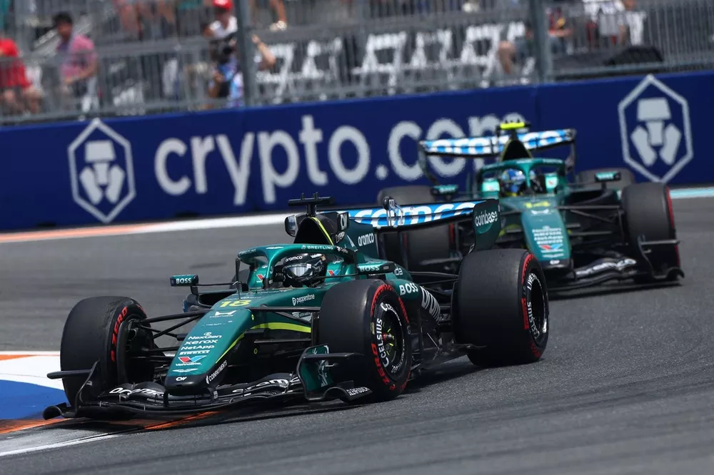 Lance Stroll, Aston Martin Racing, Fernando Alonso, Aston Martin Racing