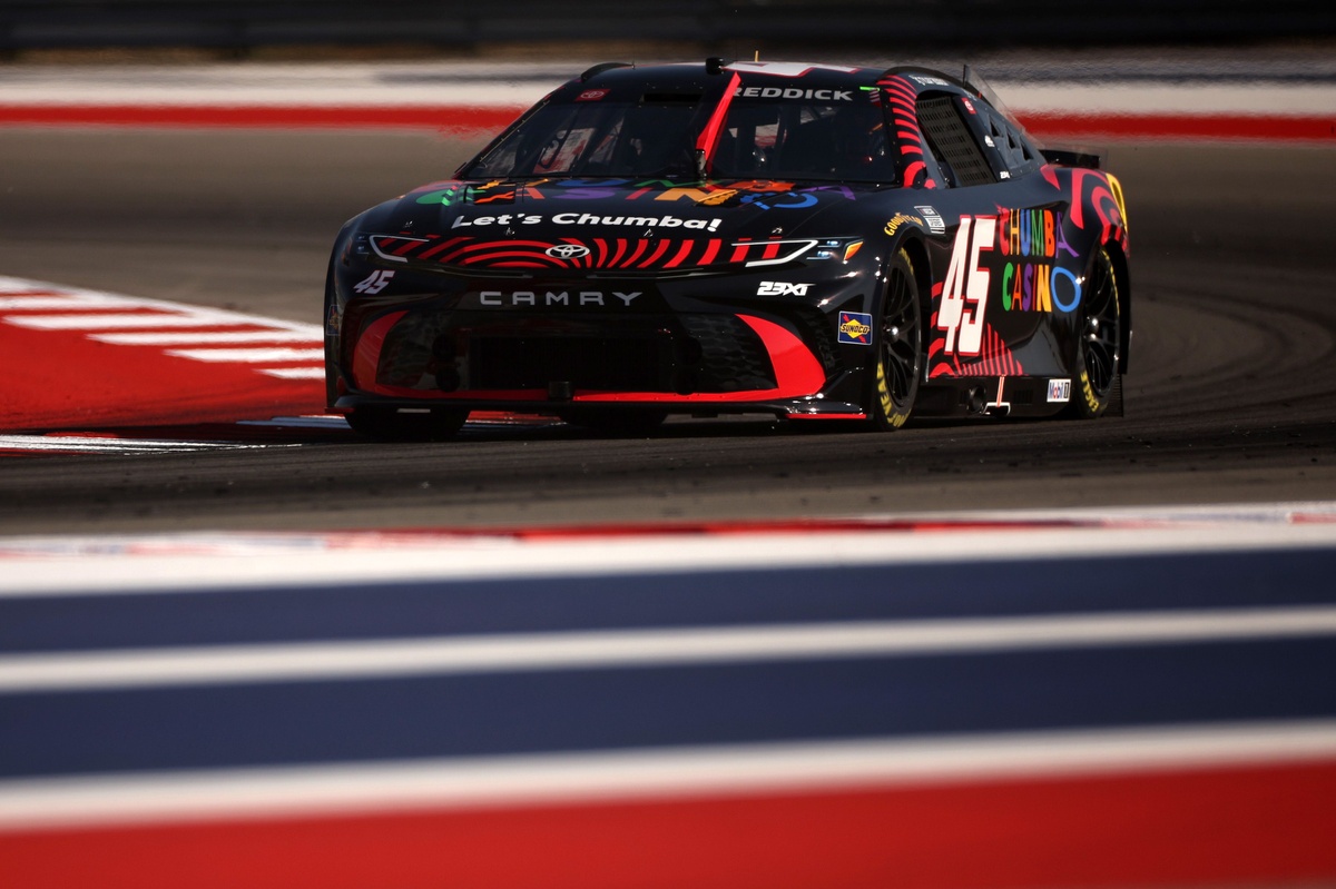 Tyler Reddick earns NASCAR Cup pole at COTA ahead of Ross Chastain