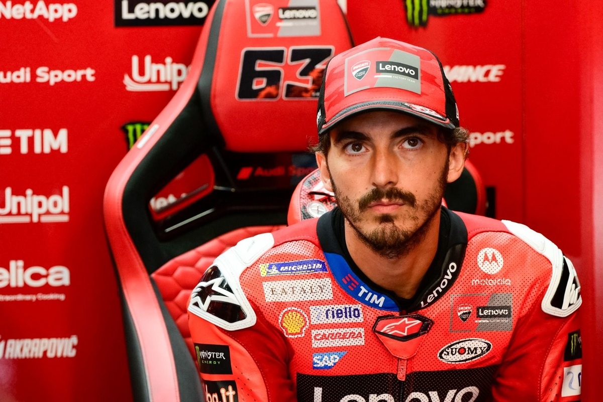 Bagnaia au plus bas : 