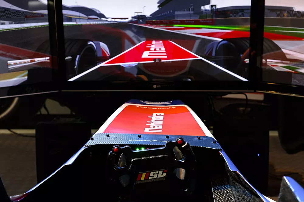 Mahindra Racing Formula E simulator