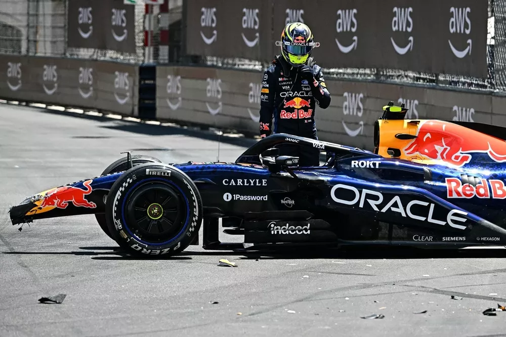 Isack Hadjar, Red Bull Racing crash