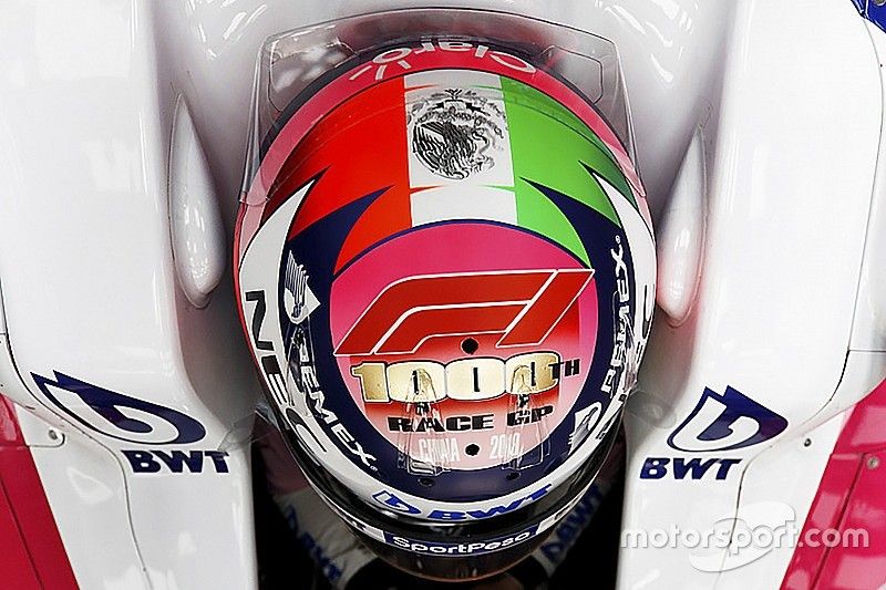 Casco de Sergio Pérez, Racing Point