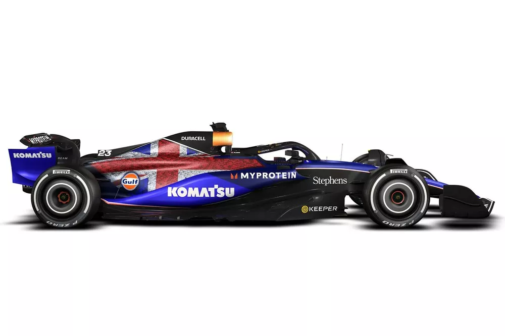 La livrea Williams FW46 per Silverstone
