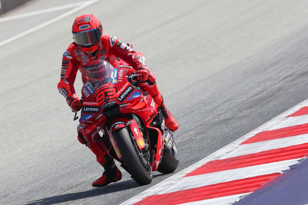 MotoGP | Red Bull Ring, Prove: Marquez precede Acosta e Bagnaia, Bezzecchi in Q1
