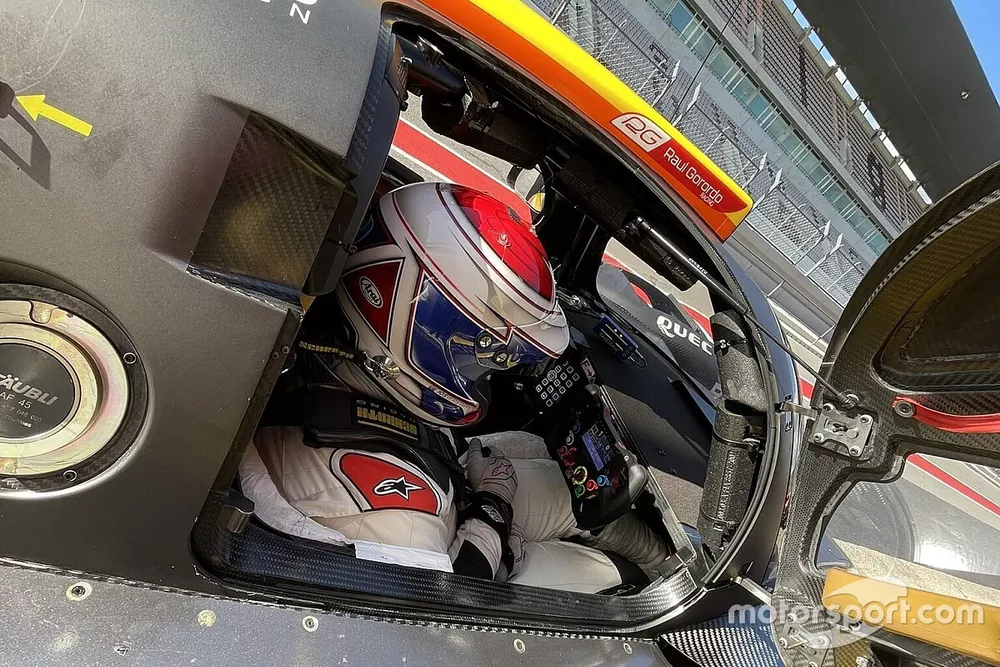 Jos Verstappen test een Ligier LMP3 van Team Virage