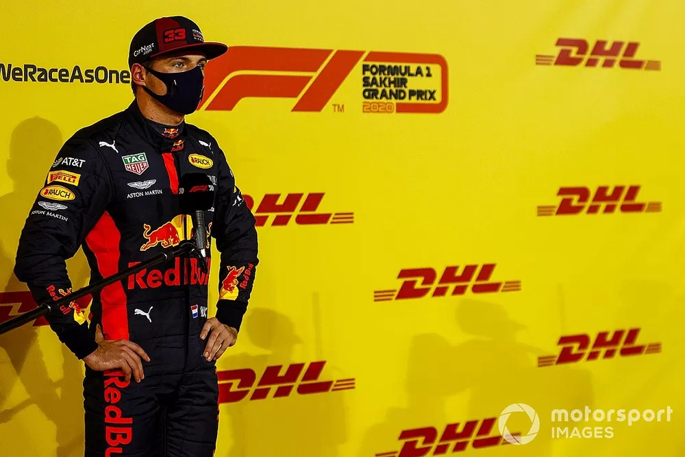 Max Verstappen, Red Bull Racing is interviewed in Parc Ferme after Qualifying