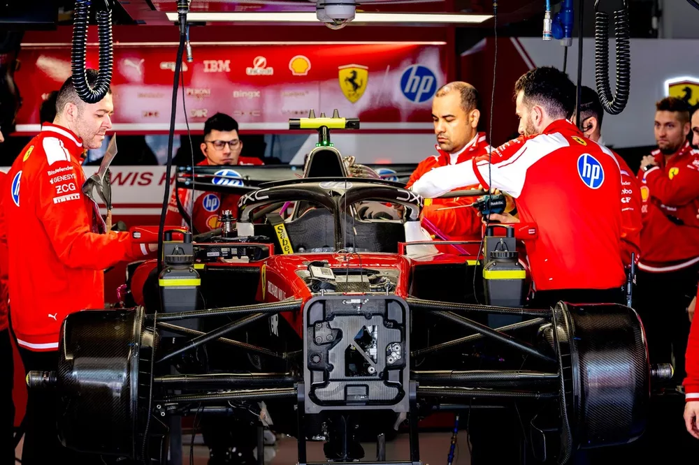 Detalle t&eacute;cnico del Ferrari