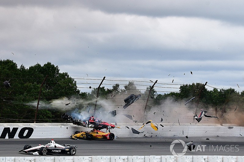Terrificante incidente di Robert Wickens a Pocono. Il pilota è stato trasportato in ospedale