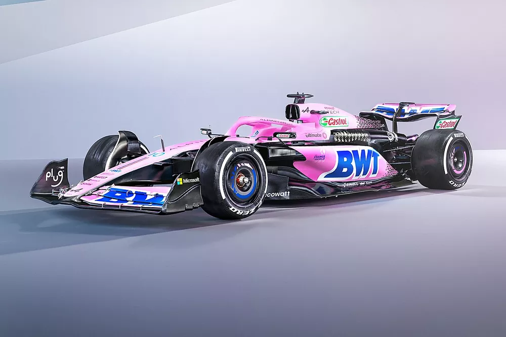 アルピーヌF1、今年も“真っピンク”の特別カラーやります！ 開幕3レース