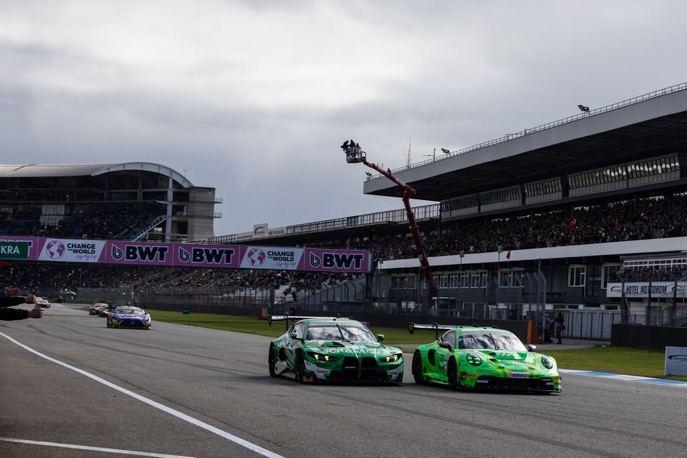 Marco Wittmann, Schubert Motorsport BMW M4 GT3, Ayhancan G&uuml;ven, Manthey EMA Porsche 911 GT3-R