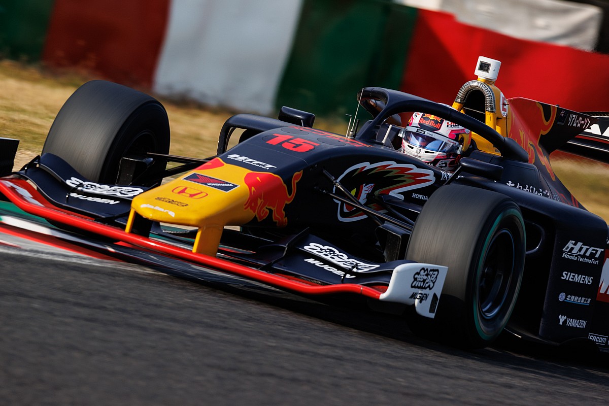 MUGEN Super Formula 2023 ローソンサイン入り リアム・ローソン、最終戦で初ポール獲得！ 野尻3番手、宮田4番手