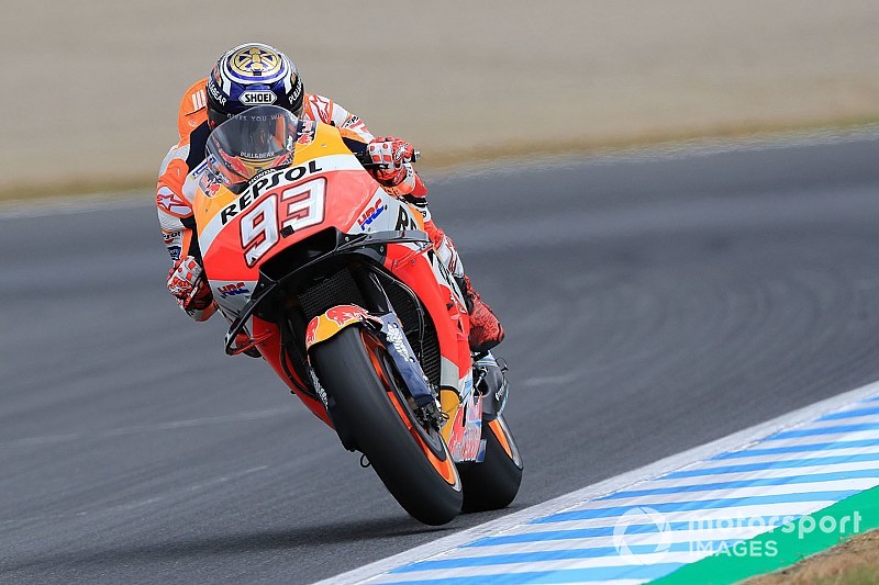 FP4 MotoGP Jepang: Meski terjatuh, Marquez tetap paling kencang