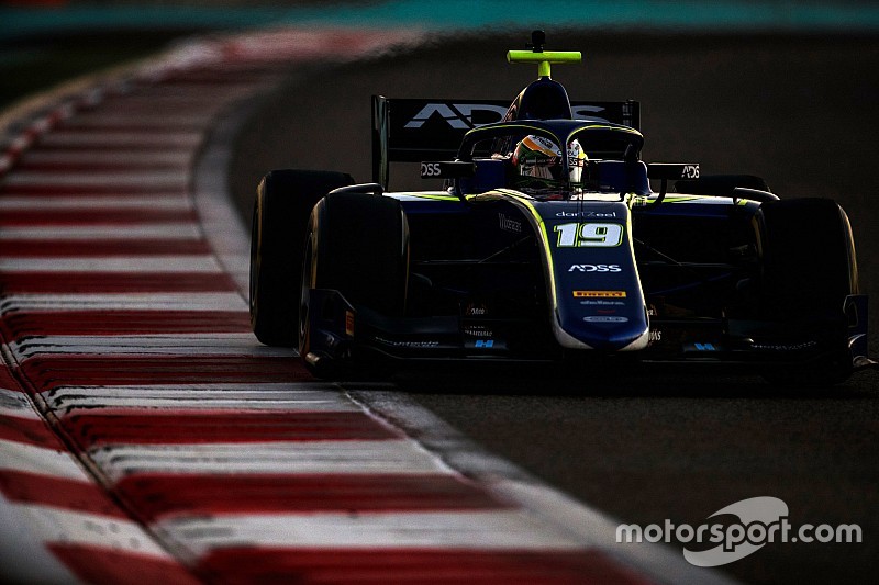 Tes F2 Abu Dhabi: Deletraz teratas, Gelael kesembilan