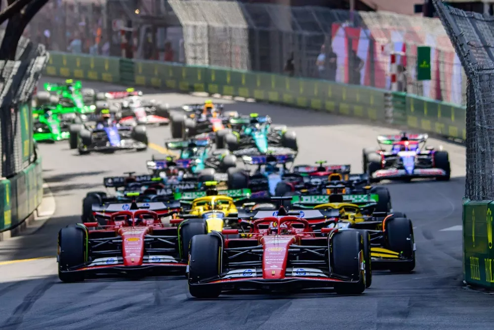 Salida del Gran Premio de M&oacute;naco 2024