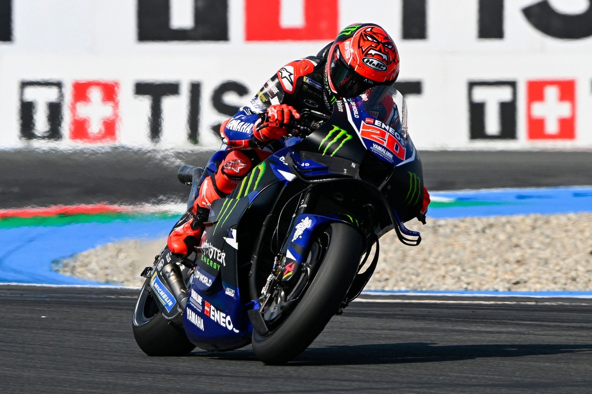 Quartararo au bout de l'effort à Assen : "J'ai souffert du syndrome des loges"