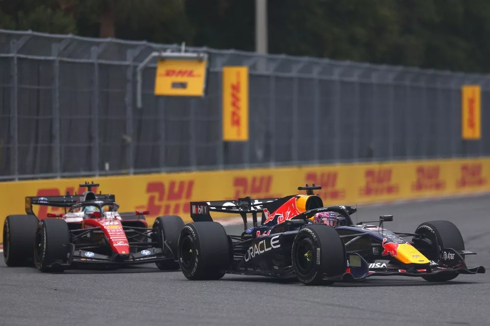 Charles Leclerc, Ferrari, Max Verstappen, Red Bull Racing