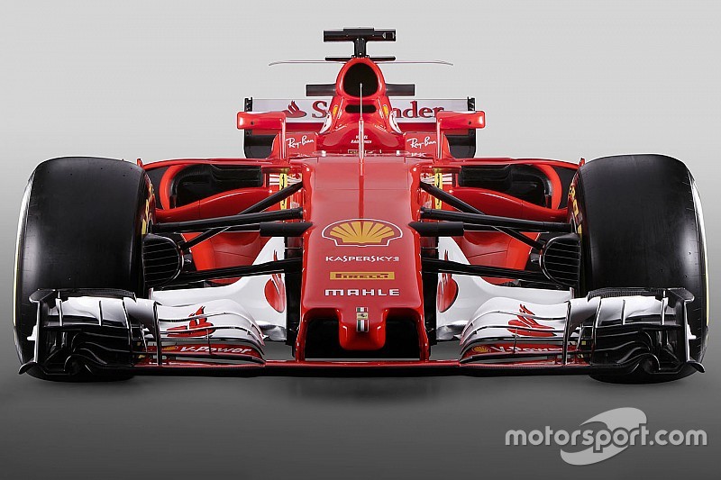 F1 2017对比2016: 全新法拉利SF70H赛车对比SF16-H赛车