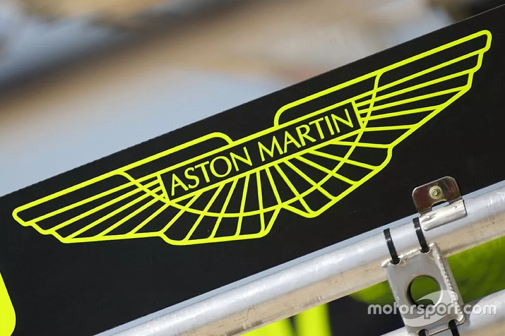 Aston Martin Racing pit sign