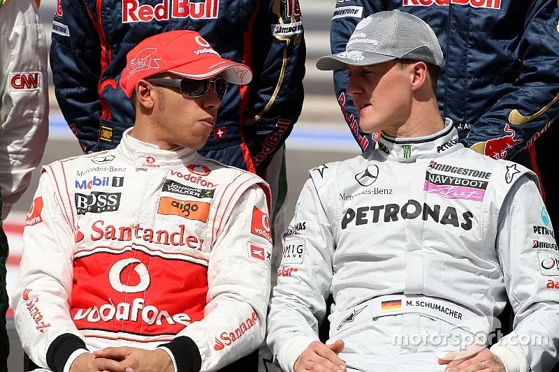 Lewis Hamilton, McLaren Mercedes, Michael Schumacher, Mercedes GP