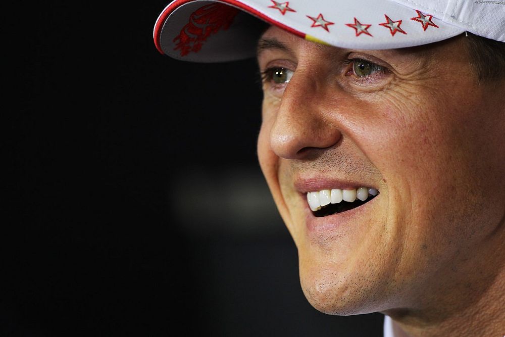 Michael Schumacher, Mercedes AMG F1 in the FIA Press Conference