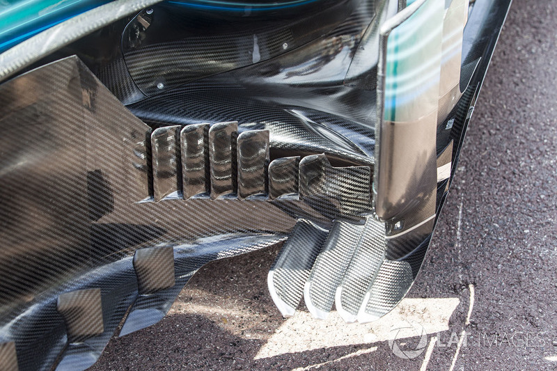 Mercedes-Benz F1 W08 Hybrid aero detail