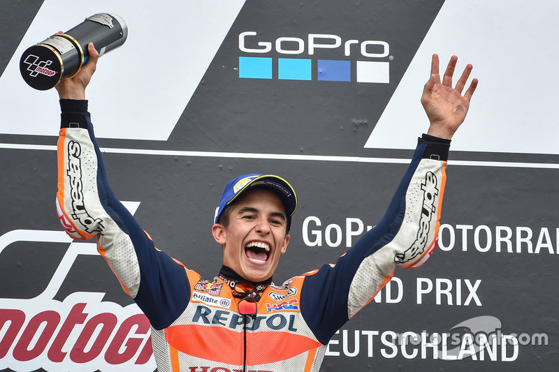 Podyum: Yarış galibi Marc Marquez, Repsol Honda Team