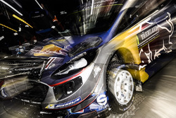 La voiture de Sébastien Ogier, Julien Ingrassia, Ford Fiesta WRC, M-Sport