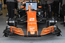 L'avant de la voiture de Stoffel Vandoorne, McLaren MCL32