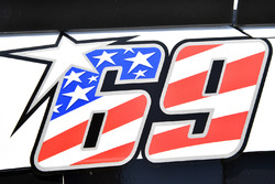 Calcomanía de Nicky Hayden en el coche de Kasey Kahne, Hendrick Motorsports Chevrolet