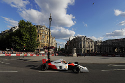 Stoffel Vandoorne, McLaren, drives a 1991 McLaren MP4/6