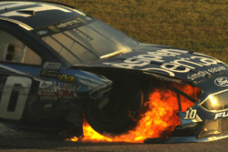 Crash: Danica Patrick, Stewart-Haas Racing Ford